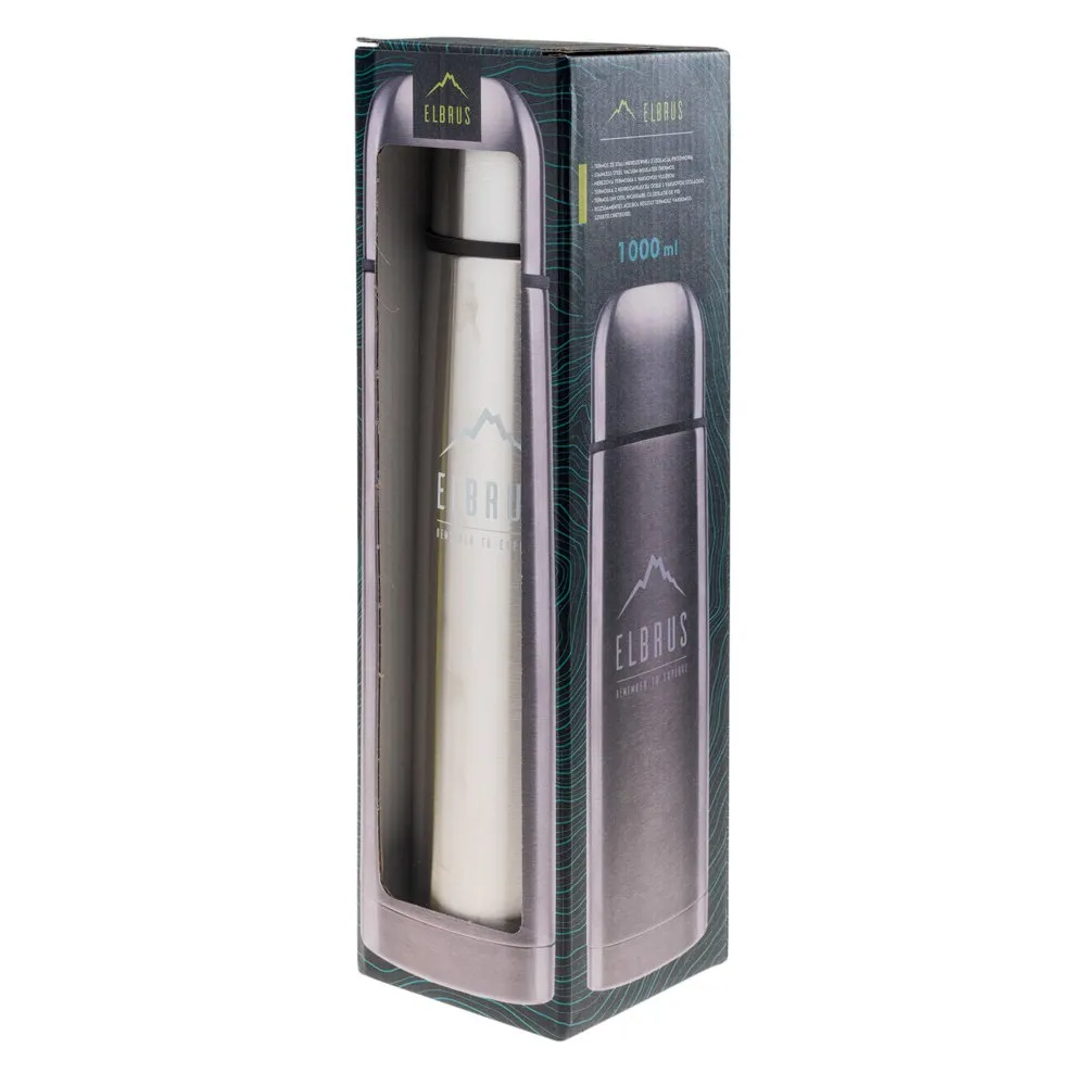 Elbrus Garde 1l Thermosflasche, Silver, One Size Elbrus Garde 1l Thermosflasche, Silver, One Size