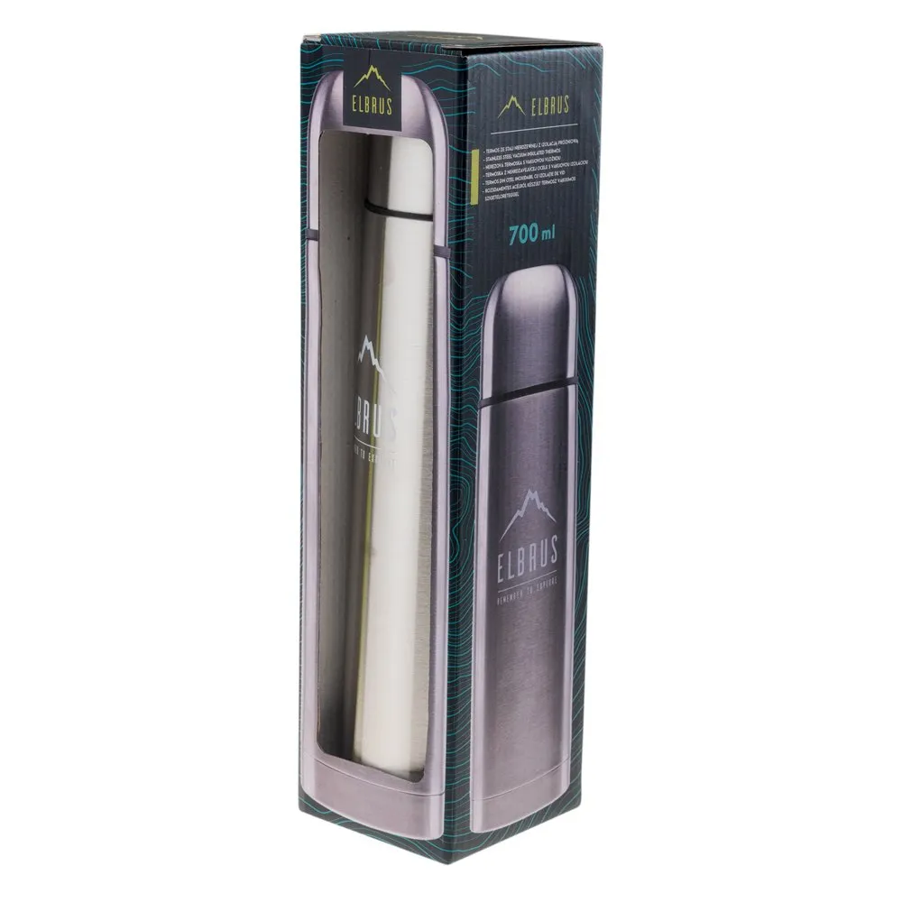 Elbrus Garde 700ml Thermosflasche, Silver, One Size Elbrus Garde 700ml Thermosflasche, Silver, One Size