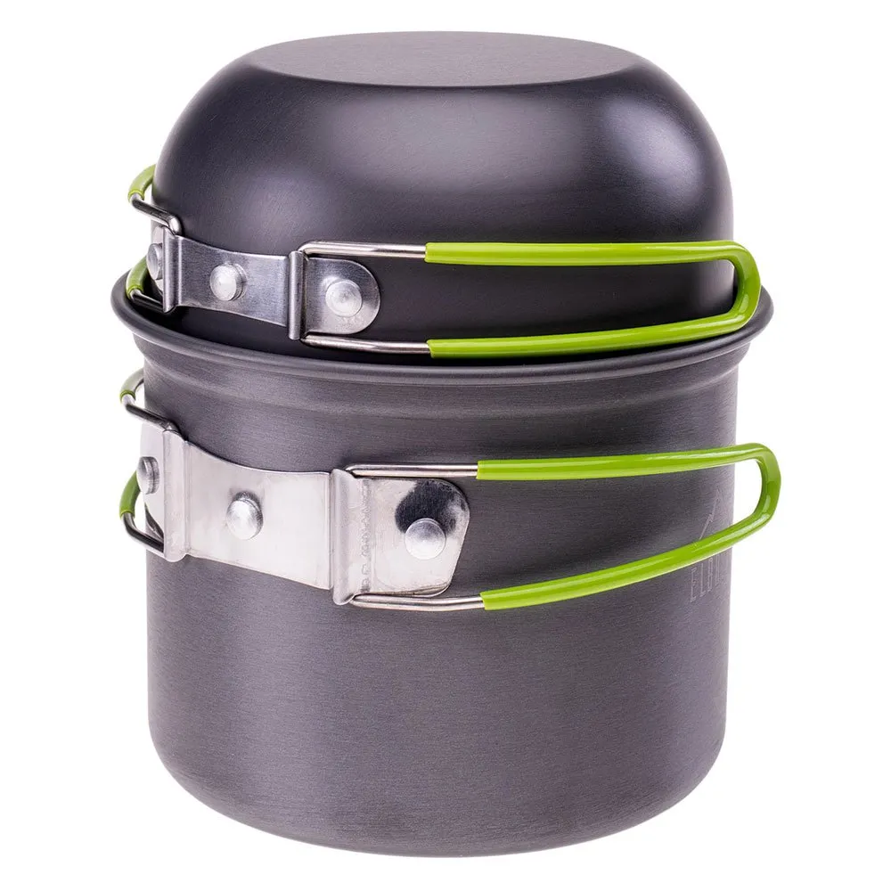 Elbrus Hike Pro Kochset, Grey / lime, One Size Elbrus Hike Pro Kochset, Grey / lime, One Size