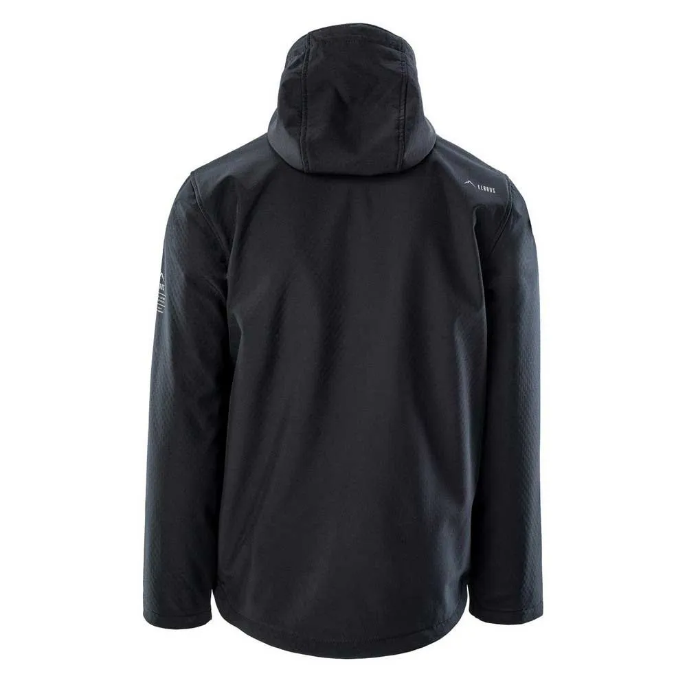 Elbrus Ihar Softshelljacke, Black beauty / saffron