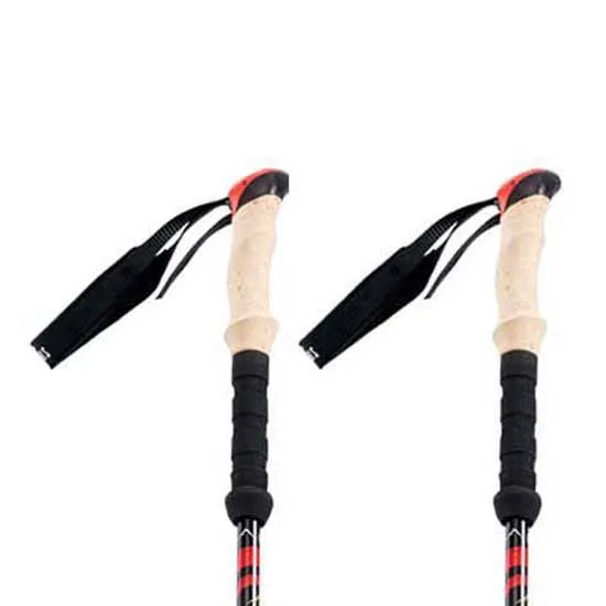 Elbrus Katmandu Stöcke, Red / black, 62-135cm Elbrus Katmandu Stöcke, Red / black, 62-135cm