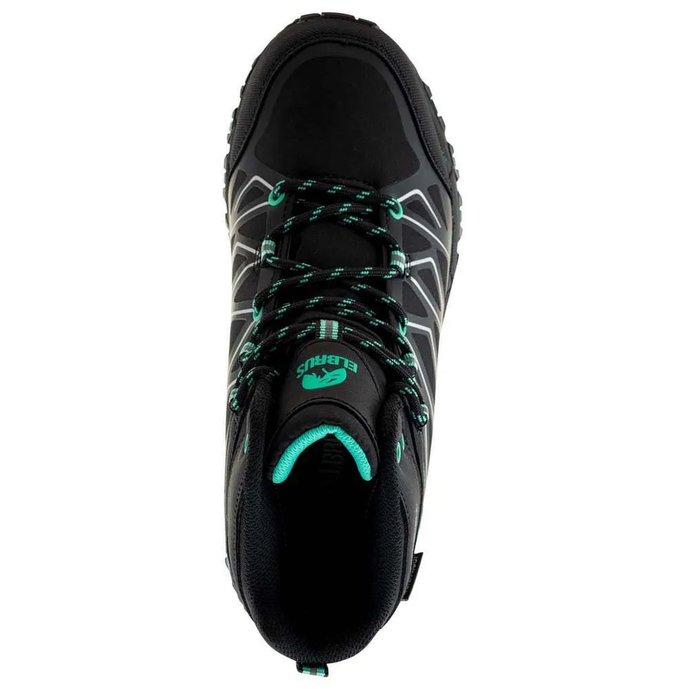 Elbrus Mabby Mid Wp Wanderschuhe, Black / biscay green Elbrus Mabby Mid Wp Wanderschuhe, Black / biscay green