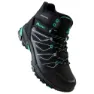 Elbrus Mabby Mid Wp Wanderschuhe, Black / biscay green