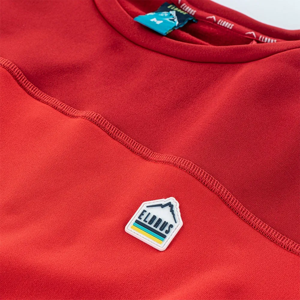 Elbrus Molic Polartec Langarm-t-shirt, Flame scarlet / salsa Elbrus Molic Polartec Langarm-t-shirt, Flame scarlet / salsa