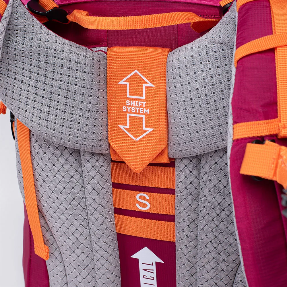 Elbrus Montana 45l Rucksack, Pink peacock / granita / bright marigold Elbrus Montana 45l Rucksack, Pink peacock / granita / bright marigold