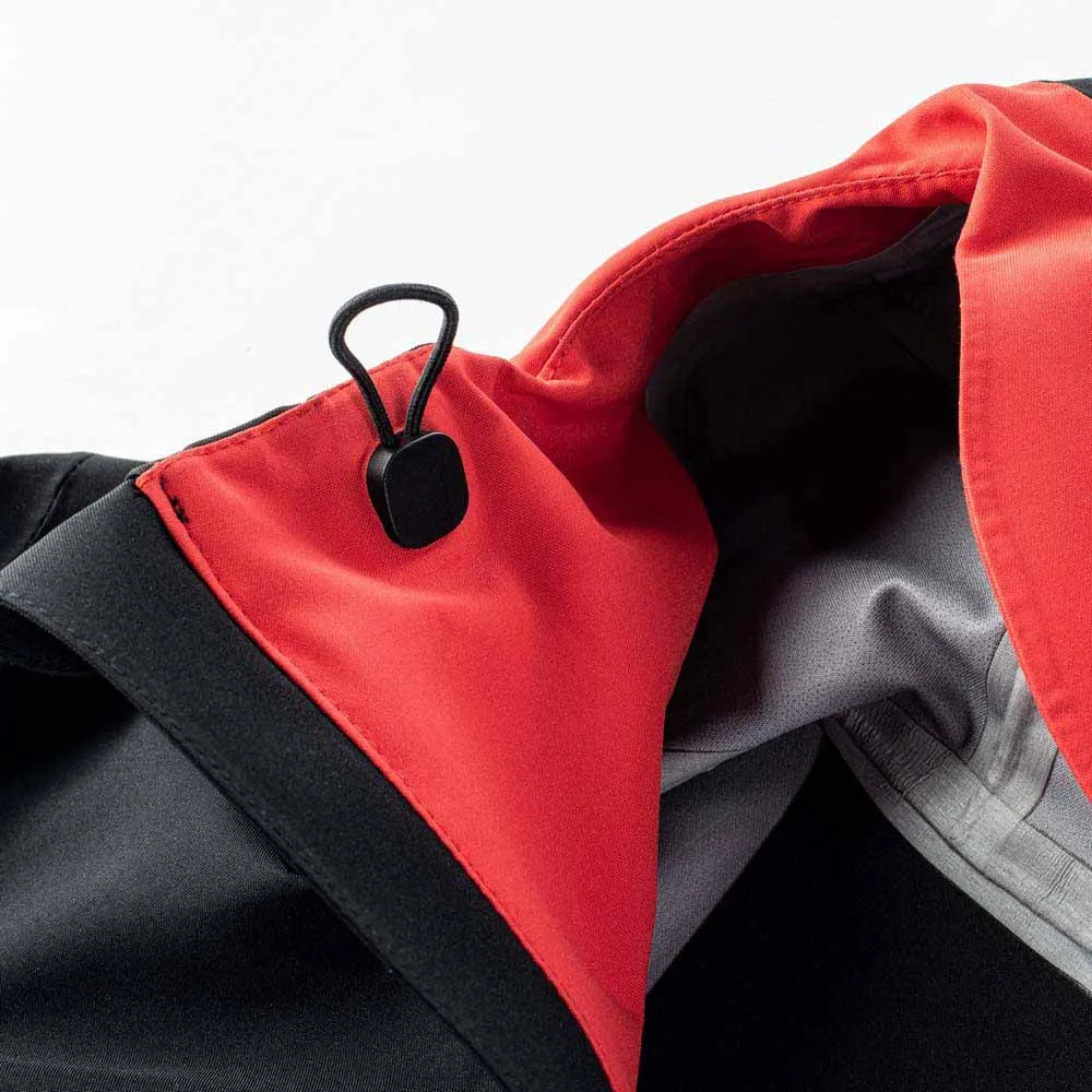 Elbrus Montoni Softshelljacke, Black / flame scarlet
