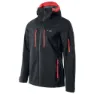 Elbrus Montoni Softshelljacke, Black / flame scarlet