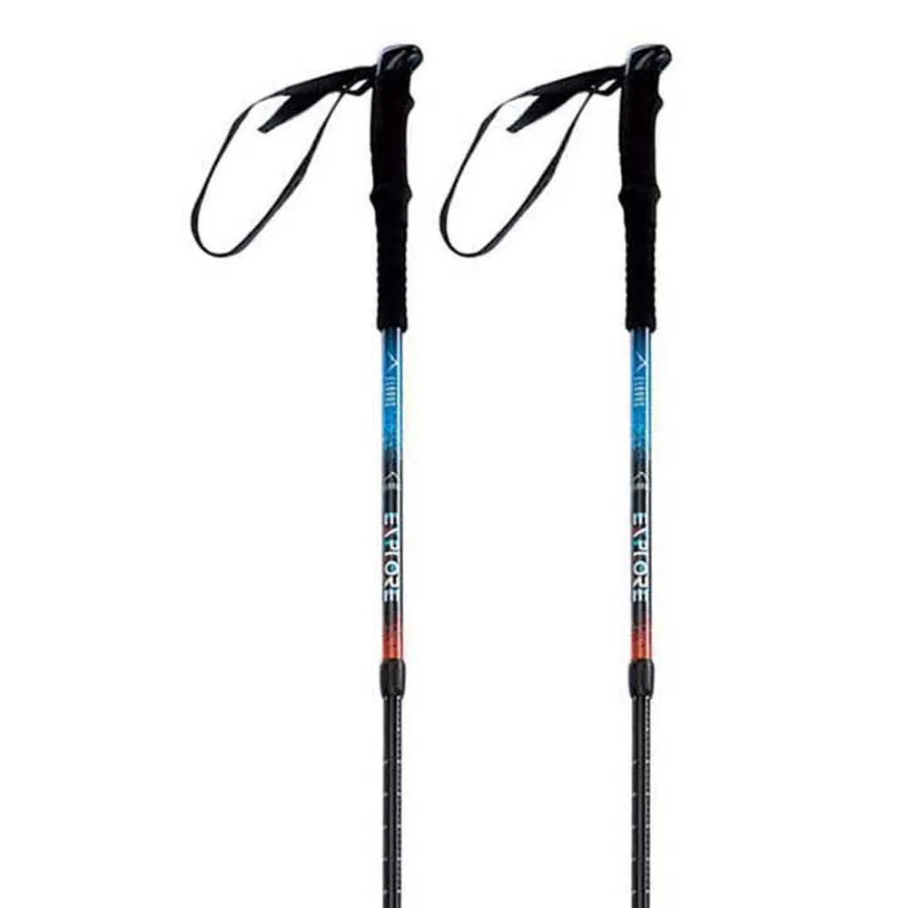 Elbrus Pokara Stöcke, Blue / orange, 62-135cm Elbrus Pokara Stöcke, Blue / orange, 62-135cm