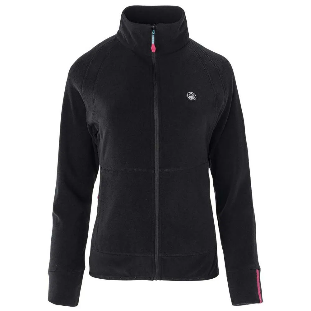 Elbrus Rachele Fleece Mit Durchgehendem Reißverschluss, Black Elbrus Rachele Fleece Mit Durchgehendem Reißverschluss, Black