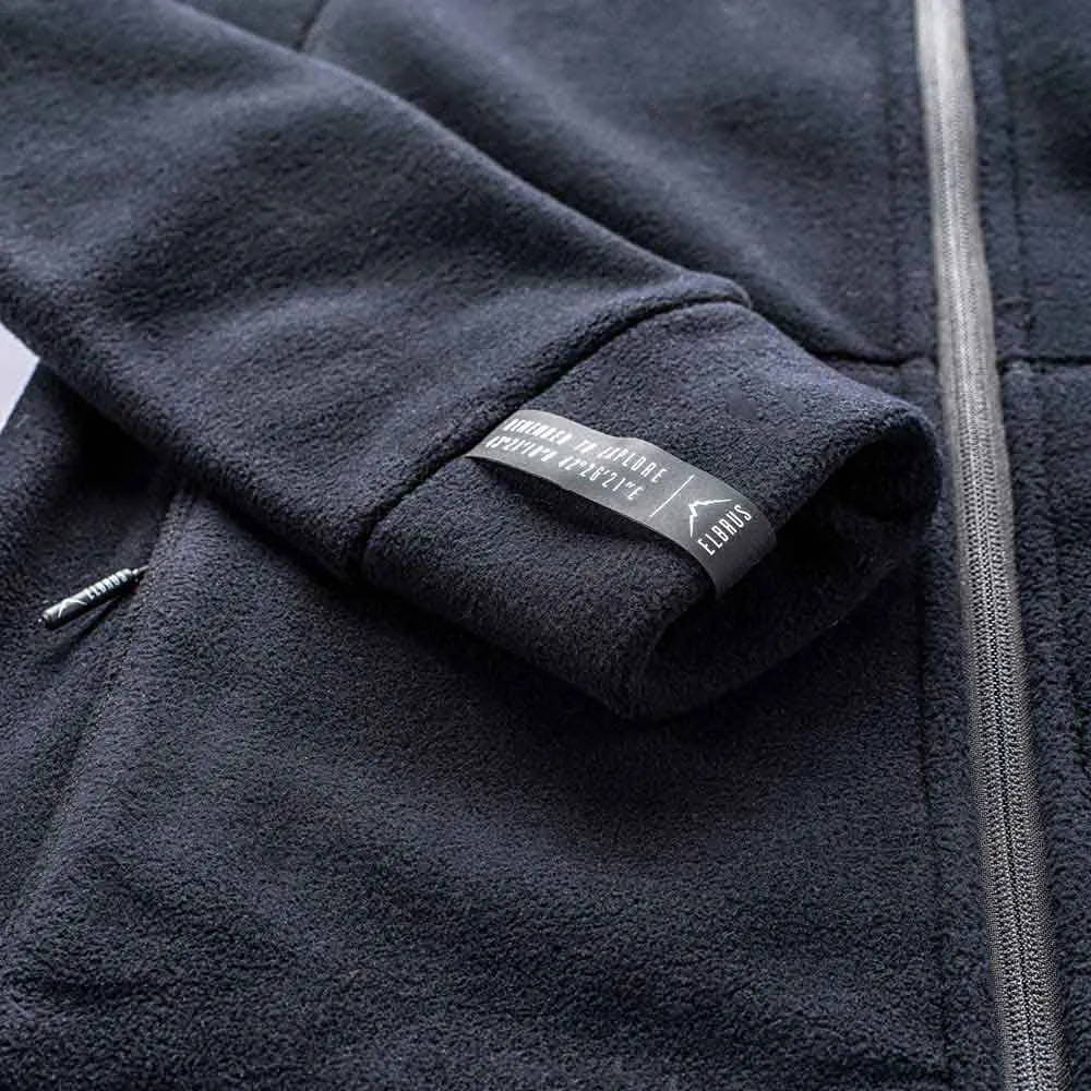 Elbrus Rivoli 190 Polartec Fleece Mit Durchgehendem Reißverschluss, Black