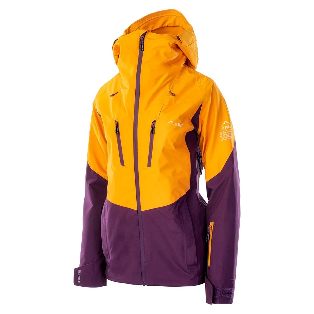 Elbrus Sorena Abnehmbare Jacke, Cadmium yellow / plum purple