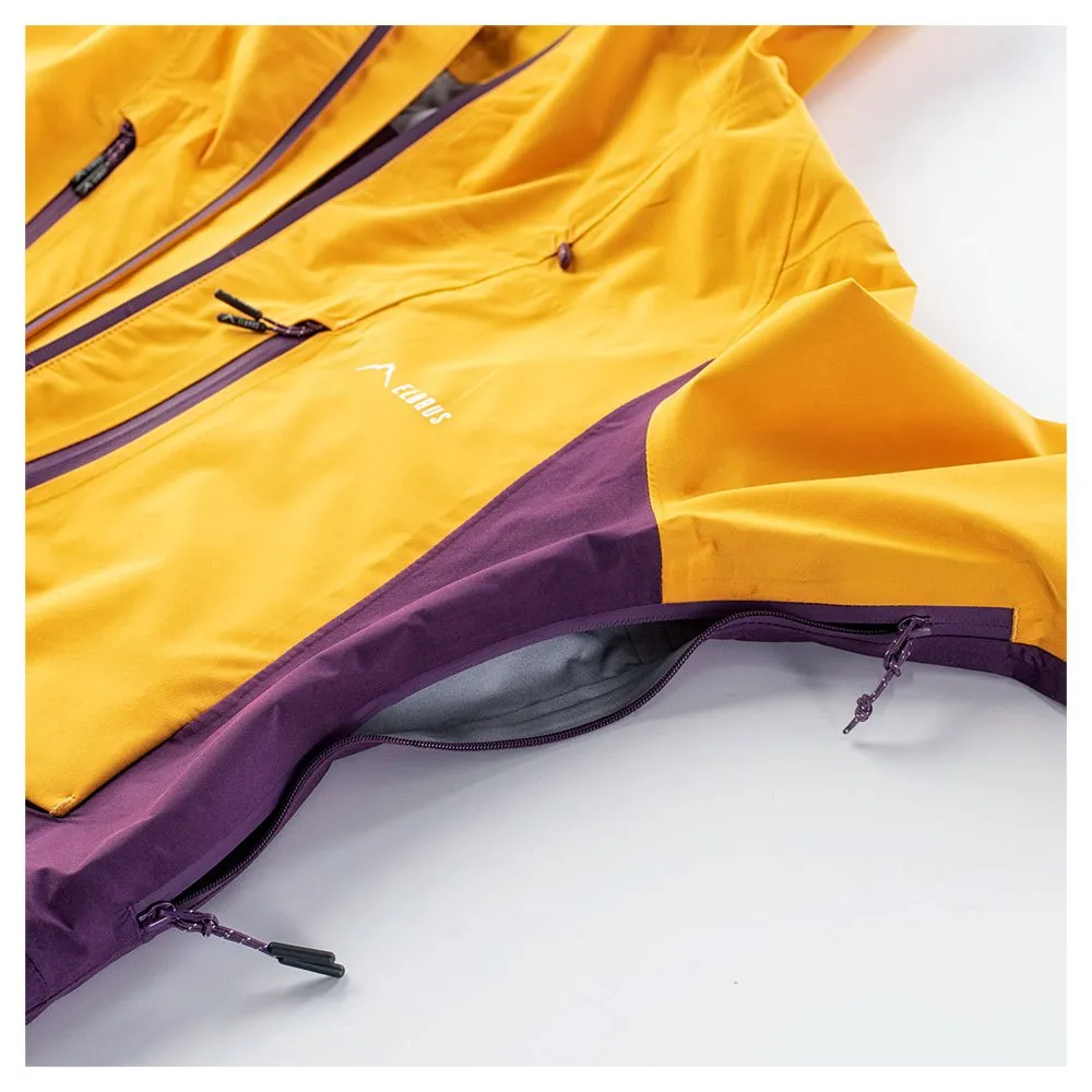 Elbrus Sorena Abnehmbare Jacke, Cadmium yellow / plum purple