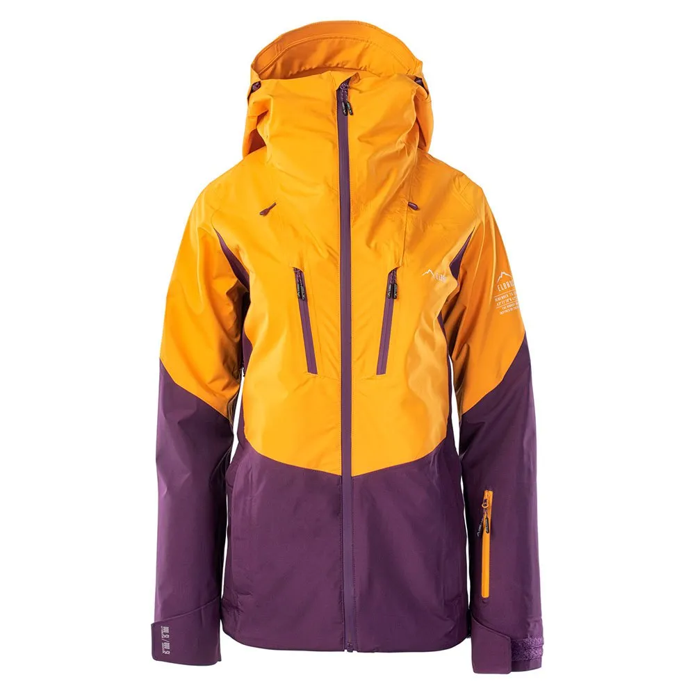 Elbrus Sorena Abnehmbare Jacke, Cadmium yellow / plum purple