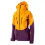 Elbrus Sorena Abnehmbare Jacke, Cadmium yellow / plum purple