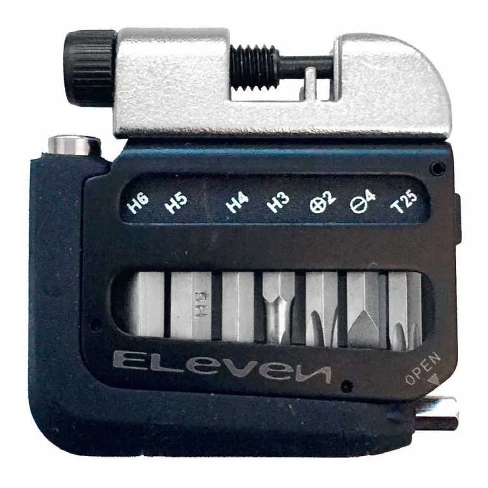 Eleven 8 Functions Multitool, Black, One Size Eleven 8 Functions Multitool, Black, One Size