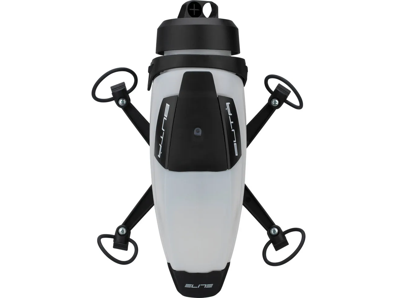 Elite Buta Triathlon Trinkflaschenset, Transparent-schwarz, 750ml Elite Buta Triathlon Trinkflaschenset, Transparent-schwarz, 750ml