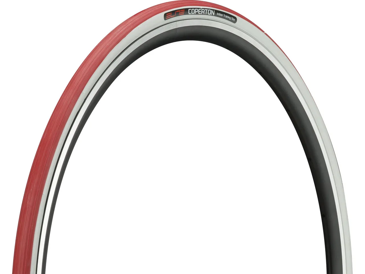 Elite Coperton Reifen für Rollentrainer, Rot-weiß, 25-622 (700 x 25C) Elite Coperton Reifen für Rollentrainer, Rot-weiß, 25-622 (700 x 25C)