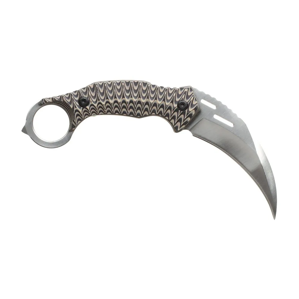 Elite Ef715 Fixed Blade Messer, Silver, One Size Elite Ef715 Fixed Blade Messer, Silver, One Size
