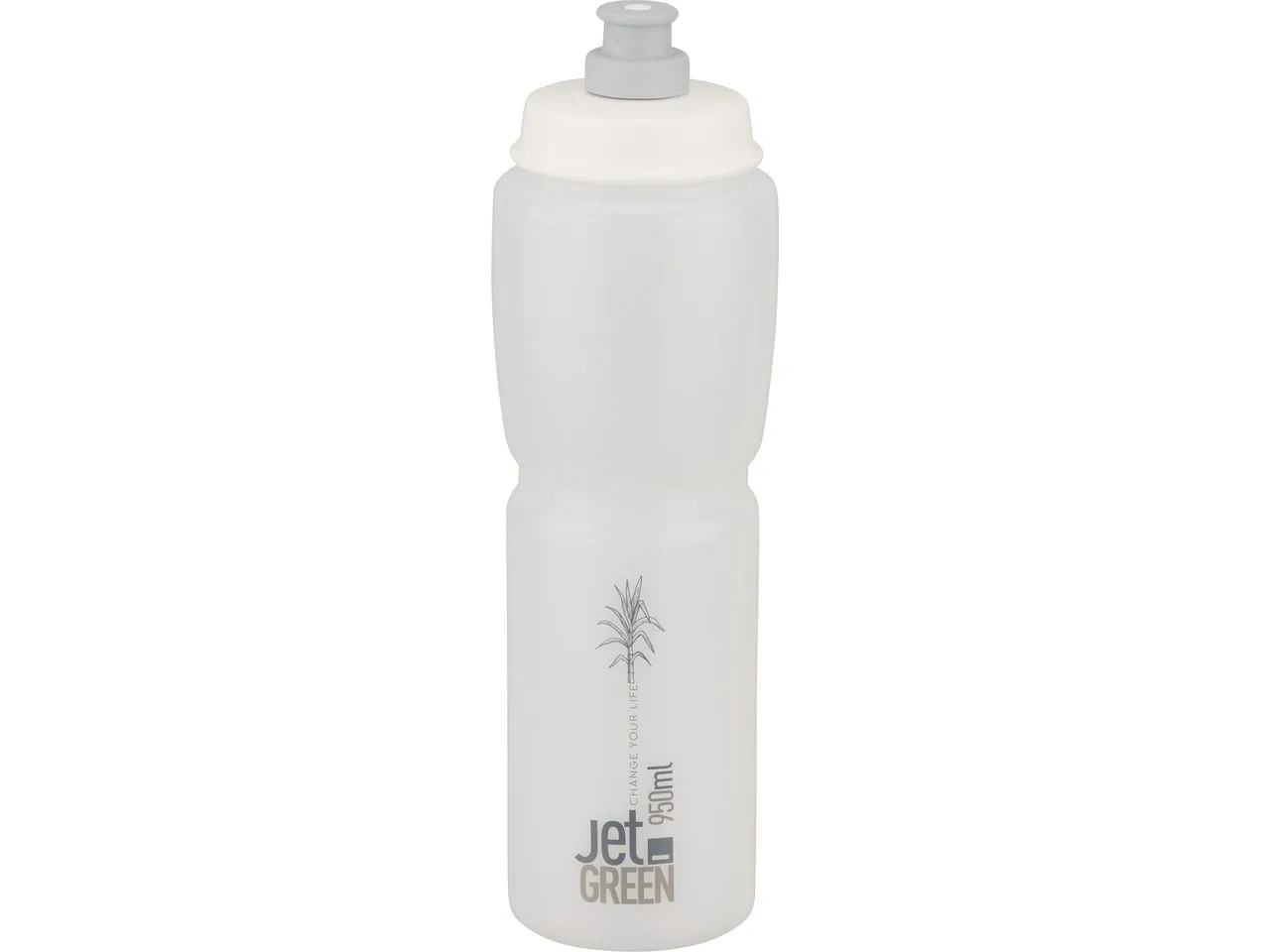 Elite Jet Green Trinkflasche, Transparent, 950ml