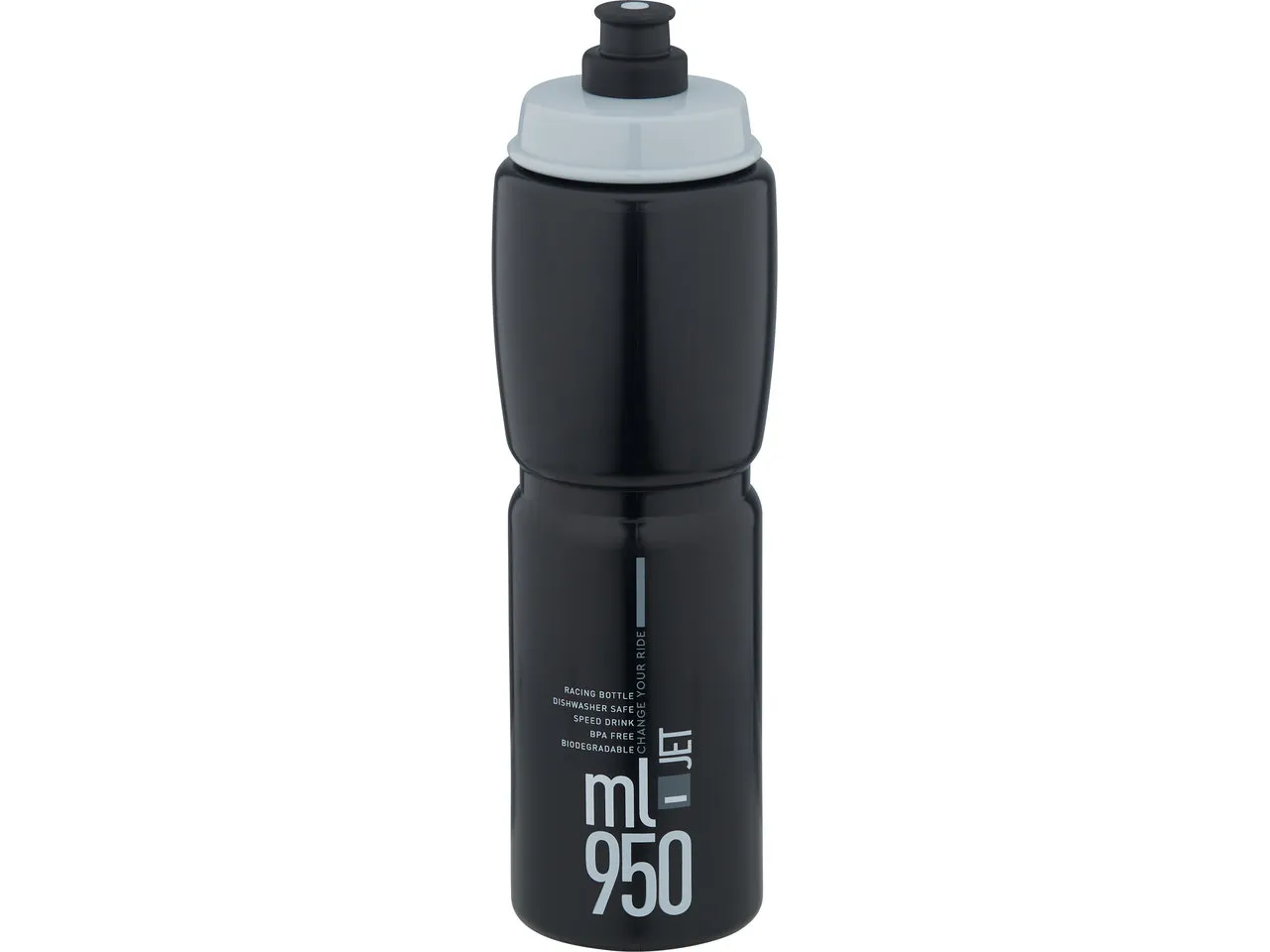 Elite Jet Trinkflasche, Schwarz-grau, 950ml Elite Jet Trinkflasche, Schwarz-grau, 950ml