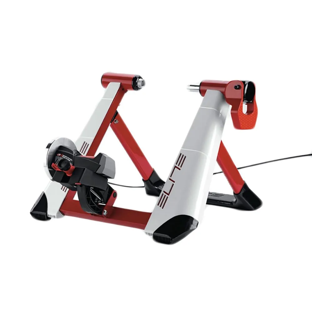 Elite Novo Force Elastogel Turbotrainer, White / red, One Size