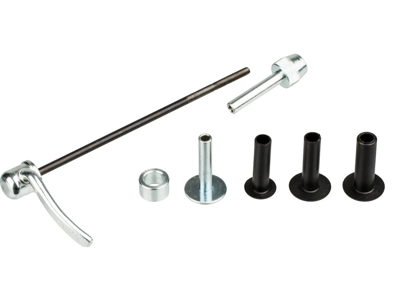 Elite Steckachs-Adapter Kit für Rollentrainer, Grau, one_size