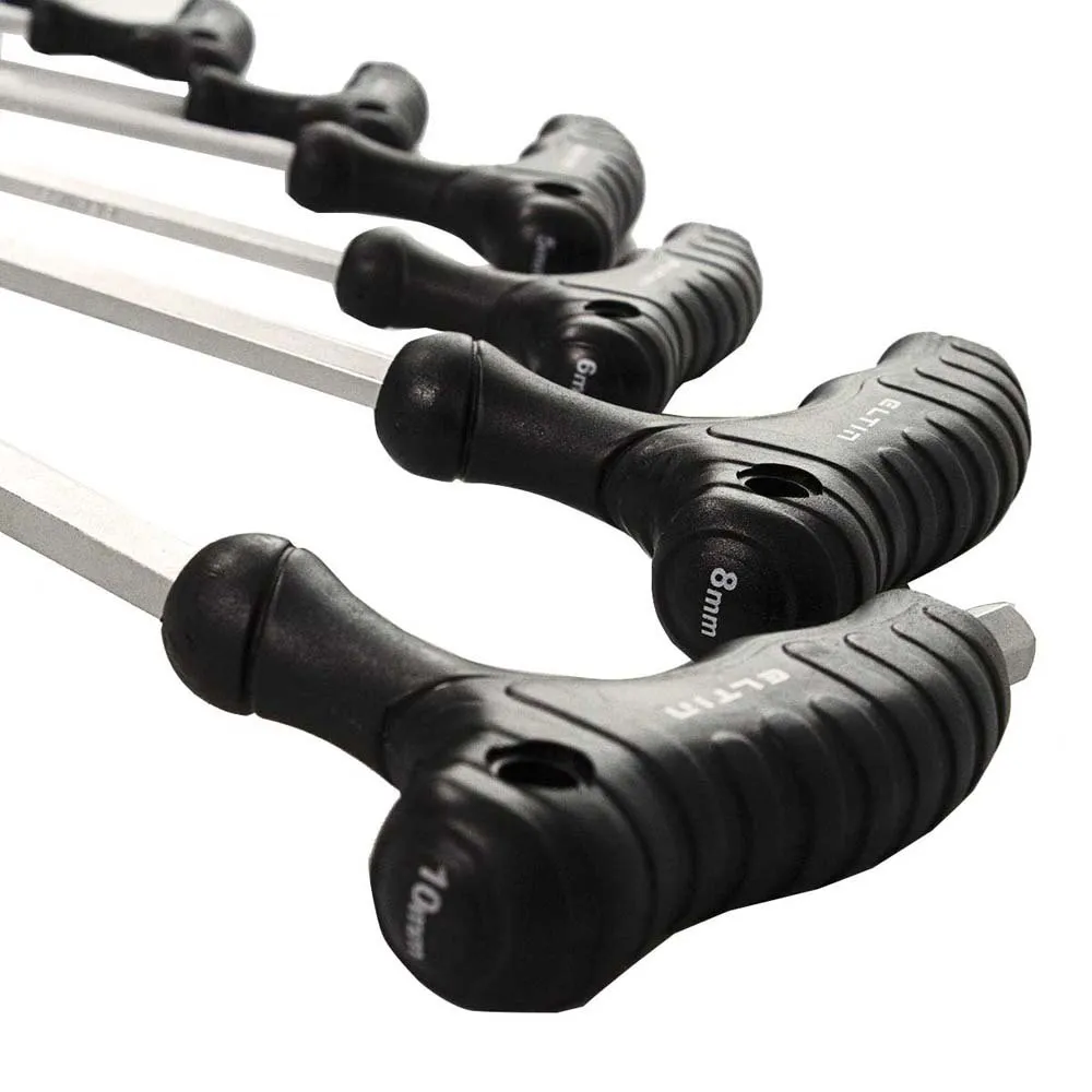 Eltin Allen Schlüssel Mit Rundem Kopf 8 Einheiten, Black / silver, One Size Eltin Allen Schlüssel Mit Rundem Kopf 8 Einheiten, Black / silver, One Size
