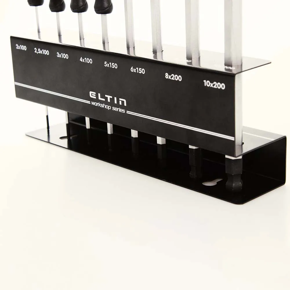 Eltin Allen Schlüssel Mit Rundem Kopf 8 Einheiten, Black / silver, One Size Eltin Allen Schlüssel Mit Rundem Kopf 8 Einheiten, Black / silver, One Size