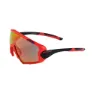 Eltin Full Oversize Sonnenbrille, Black / red, Smoke/CAT3