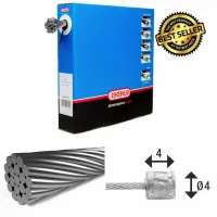ELVEDES 1x19 Stainless 4x4 Schaltzug 100 Einheiten ELVEDES 1x19 Stainless 4x4 Schaltzug 100 Einheiten