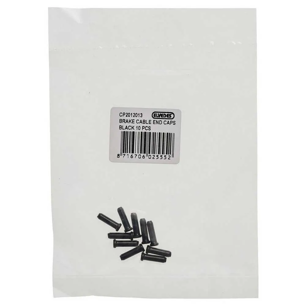 ELVEDES 2.3 Mm Bremszugendkappe Für Fahrrad 500 Einheiten, Black, One Size ELVEDES 2.3 Mm Bremszugendkappe Für Fahrrad 500 Einheiten, Black, One Size