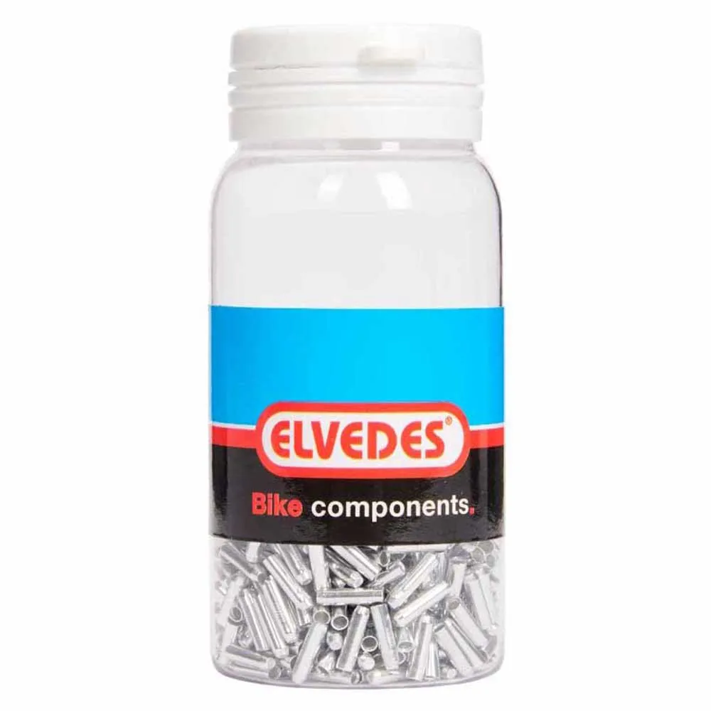 ELVEDES 2.3 Mm Kabelendhülse 500 Einheiten, Silver, One Size ELVEDES 2.3 Mm Kabelendhülse 500 Einheiten, Silver, One Size