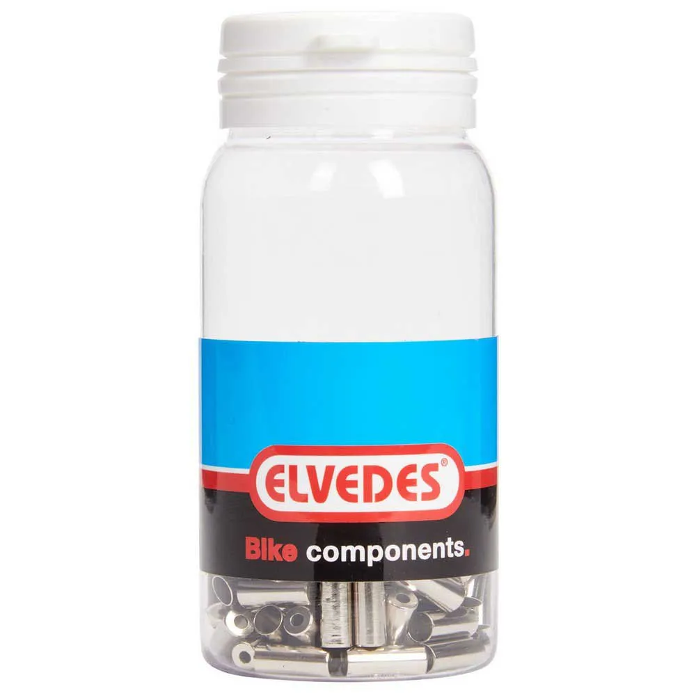 ELVEDES 4.3-4.75 Mm Kabelendhülse 150 Einheiten, Silver, One Size ELVEDES 4.3-4.75 Mm Kabelendhülse 150 Einheiten, Silver, One Size