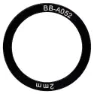 ELVEDES Alloy Innenlager-distanzstück 6 Einheiten, Black, 38 x 30 x 2mm