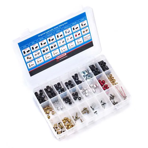 ELVEDES Bremsleitung Oliven Kit, Clear, One Size ELVEDES Bremsleitung Oliven Kit, Clear, One Size