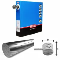 ELVEDES Bremszug 1x19 Edelstahldrähte slick ø1,5mm T-Kopf ø7x6mm Unisex
