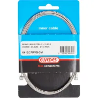 ELVEDES Bremszug 1x19 Edelstahldraht ø1,5mm V-Kopf ø5,5x10 und T-Nippel Unisex