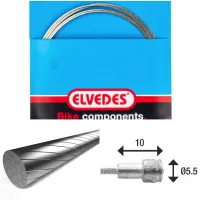 ELVEDES Bremszug 1x19 Litzen stainless slick ø1,5mm V-Kopf ø5,5x10 Unisex