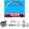 ELVEDES Bremszug 7x7 Edelstahldraht ø1,5mm V-Kopf ø5,5x10 und T-Nippel Unisex, silber, 2250mm