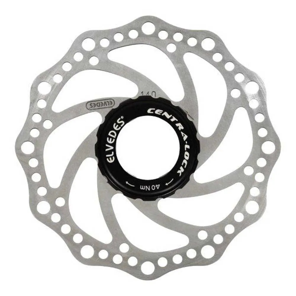 ELVEDES Cl Bremsscheibe, Silver / black, 140mm ELVEDES Cl Bremsscheibe, Silver / black, 140mm
