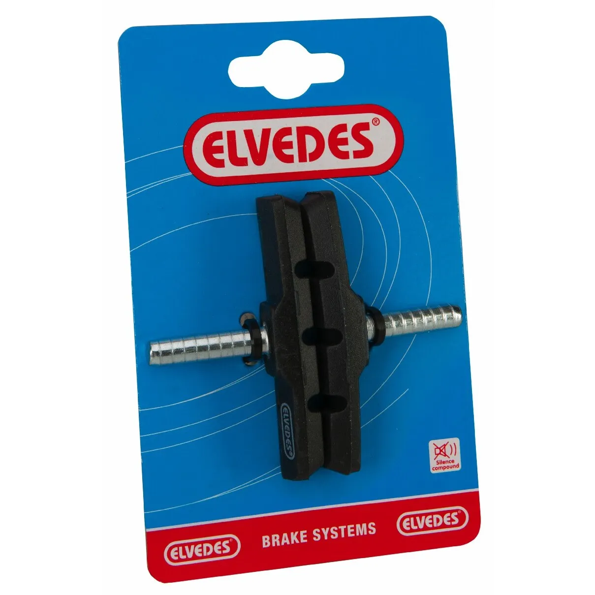 ELVEDES Ein Paar Bremsbeläge Cantilever Unisex, schwarz, 70mm