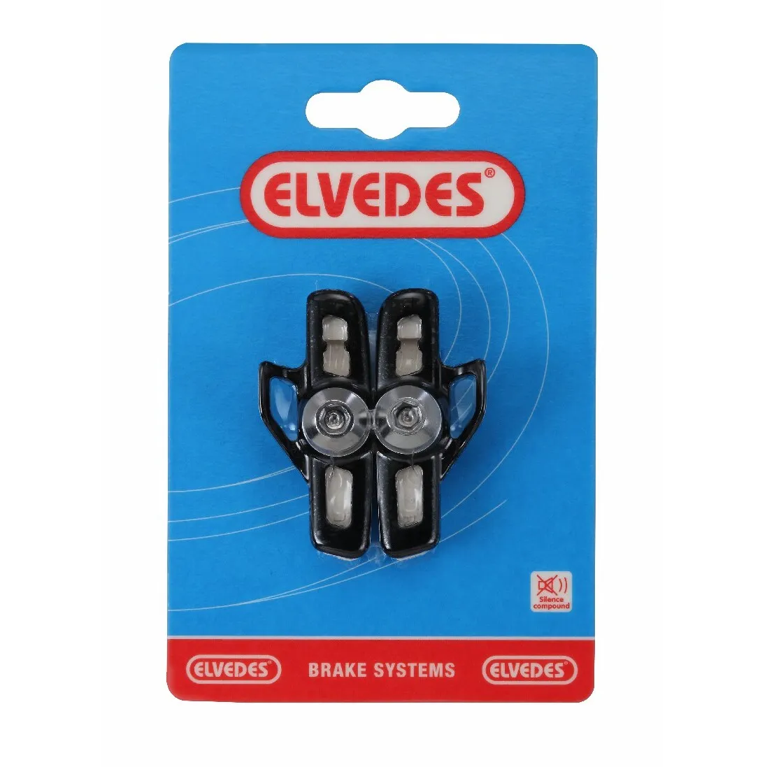 ELVEDES Ein Paar Bremsbeläge plus Türen Alu-Ein Paar Bremsbeläge Campag Unisex, weiß, 55mm ELVEDES Ein Paar Bremsbeläge plus Türen Alu-Ein Paar Bremsbeläge Campag Unisex, weiß, 55mm