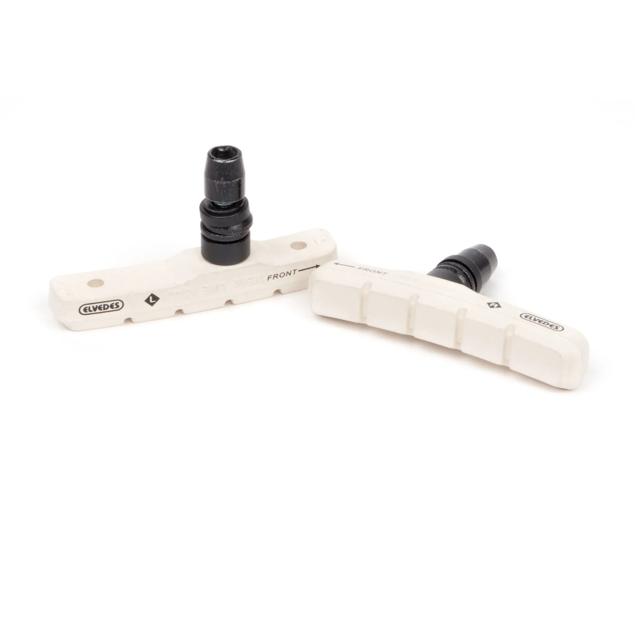 ELVEDES Ein Paar Bremsbeläge V-Type Compound Unisex, weiß, 72mm