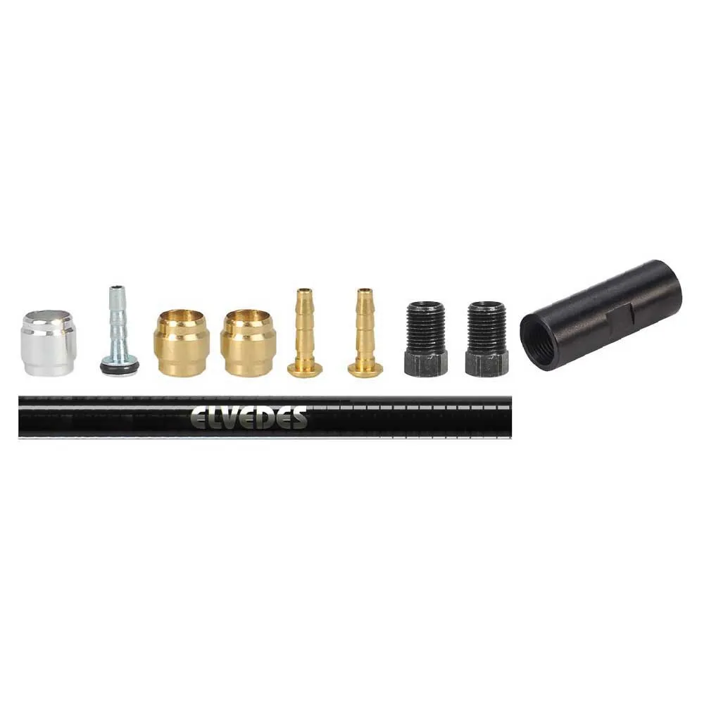 ELVEDES Formula Hydraulikschlauch-verlängerungssatz, Balck, One Size ELVEDES Formula Hydraulikschlauch-verlängerungssatz, Balck, One Size