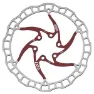 Silver / red