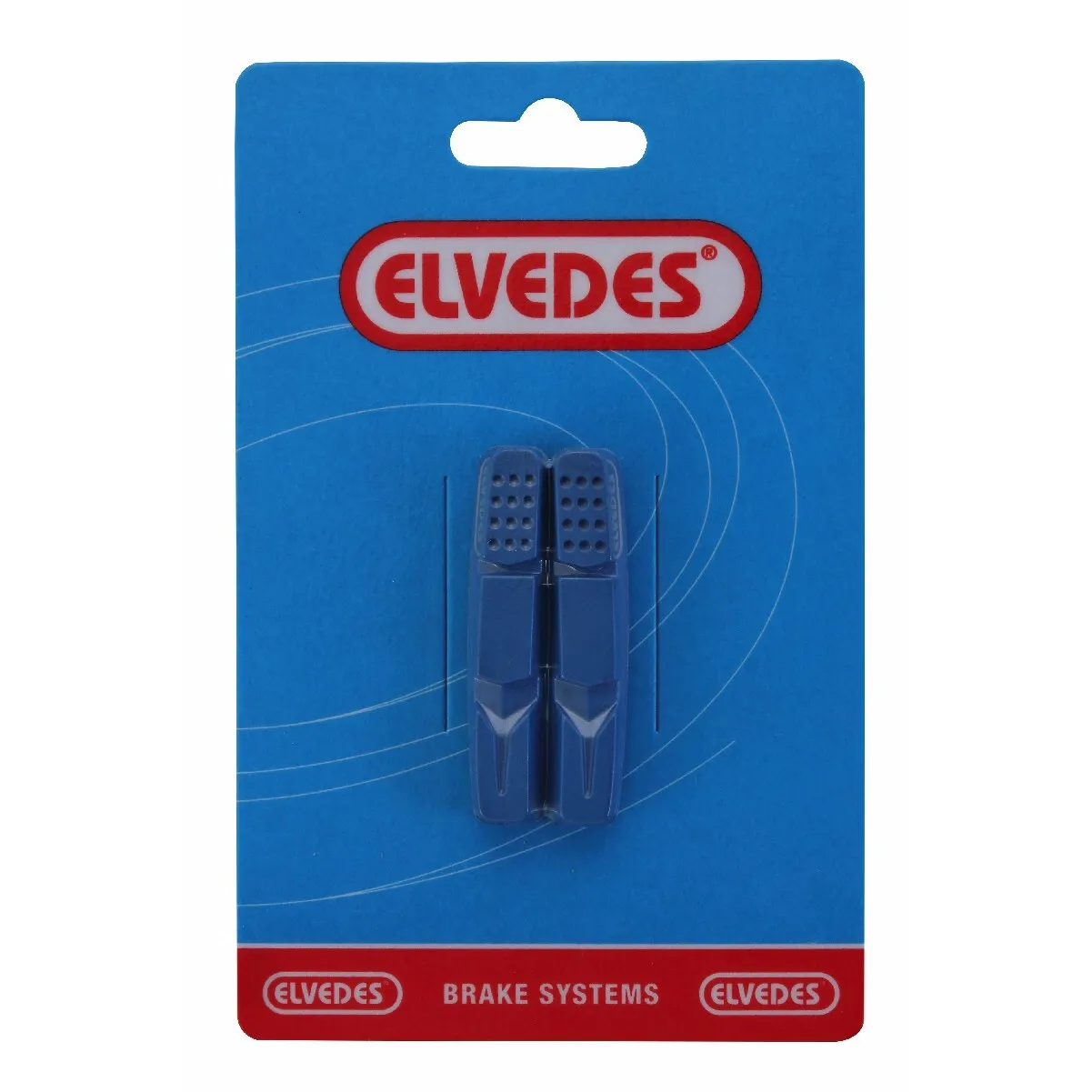 ELVEDES Paar Bremsklotznachfüllungen für Felge für wet and d Cantilever Unisex, blau, 55mm ELVEDES Paar Bremsklotznachfüllungen für Felge für wet and d Cantilever Unisex, blau, 55mm