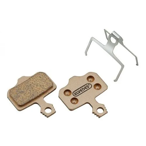 ELVEDES Paar metallischer Fahrradbremsbeläge Avid XX / X0 / Elixir + HP4000 Unisex, beige, TU