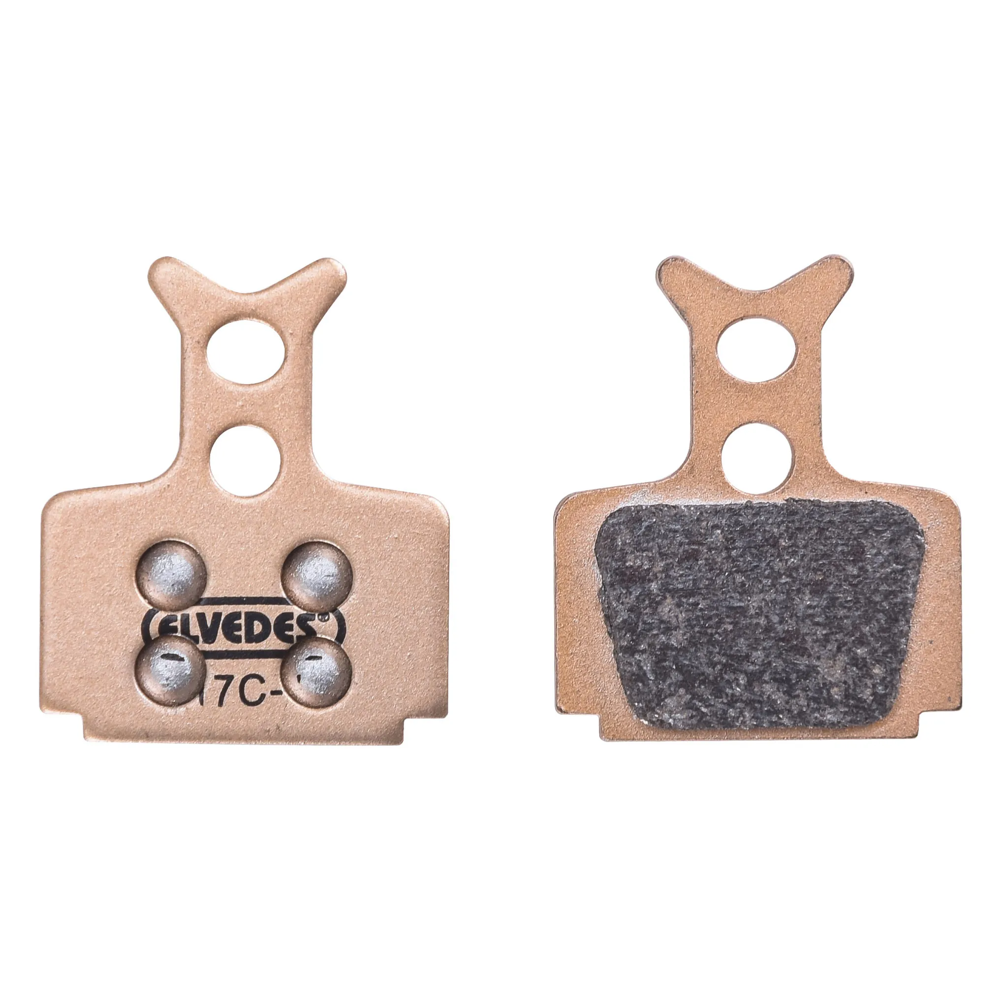 ELVEDES Paar metallischer Fahrradbremsbeläge Formula Cura / Mega /One / R1 / RX Unisex, beige, TU