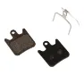 ELVEDES Paar von 2 Fahrradbremsbelägen metallic carbon Hope Unisex, schwarz, TU