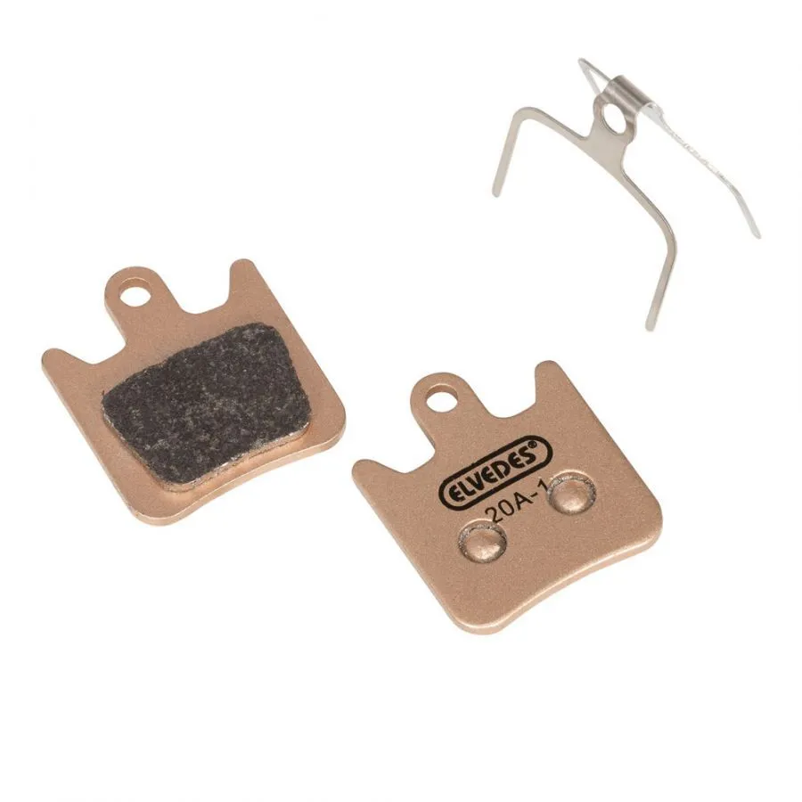 ELVEDES Paar von 2 metallischen Fahrradbremsbelägen Hope Unisex, beige, TU